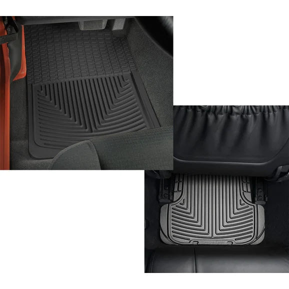 Load image into Gallery viewer, WeatherTech All Weather Front &amp; Rear Floor Mats for 04-06 Jeep Wrangler TJ Unlimited
