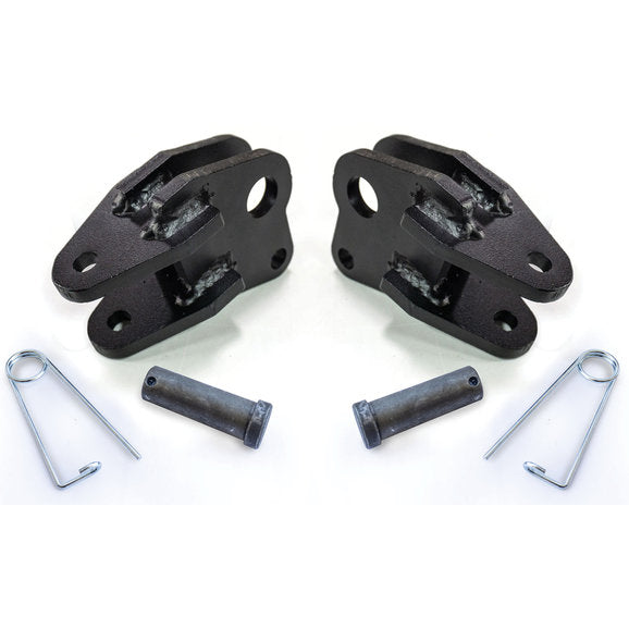 Load image into Gallery viewer, LoD Offroad Tow Bar Adapters for 07-21 Jeep Wrangler JK &amp; JL with a LoD Front Bumper and a Blue OX or Roadmaster Tow Bar
