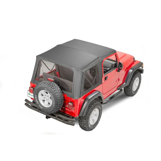 QuadraTop Gen II Complete Soft Top Without Doors for 97-06 Jeep Wrangler TJ