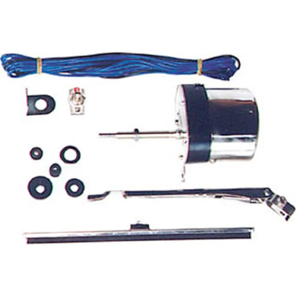 OMIX 19101.03 12-Volt Stainless Wiper Kit for 41-53 Jeep MB, GPW & M-38