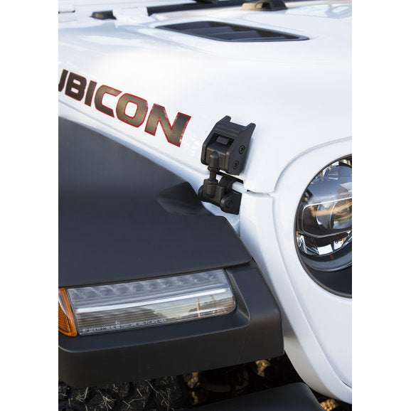 Load image into Gallery viewer, Rugged Ridge Aluminum Hood Catches for 18-24 Jeep Wrangler JL &amp; Gladiator JT
