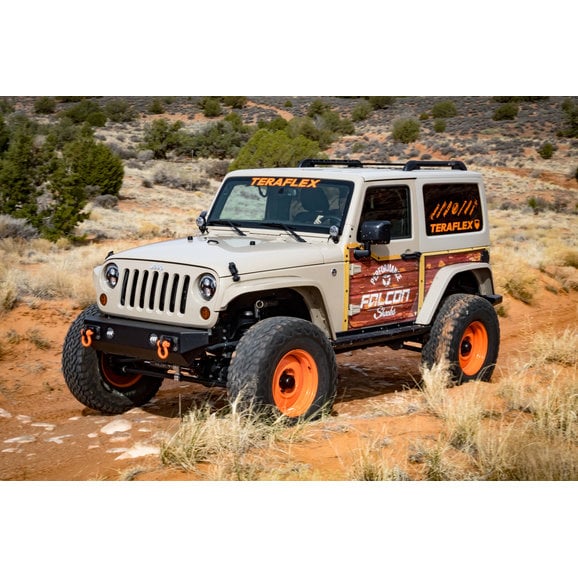 Load image into Gallery viewer, Teraflex Nebo Roof Rack Side Rails for 07-18 Jeep Wrangler JK
