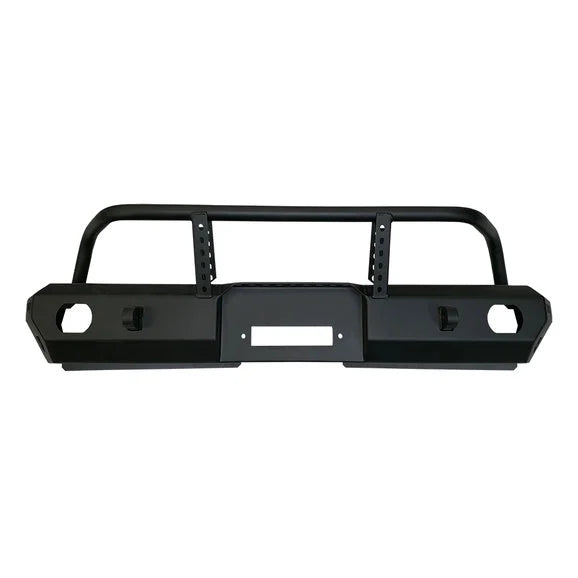 Load image into Gallery viewer, Warrior Products 6538 MOD Series Front Mid-Width Bumper with Brush Guard for 18-24 Jeep Wrangler JL &amp; Gladiator JT
