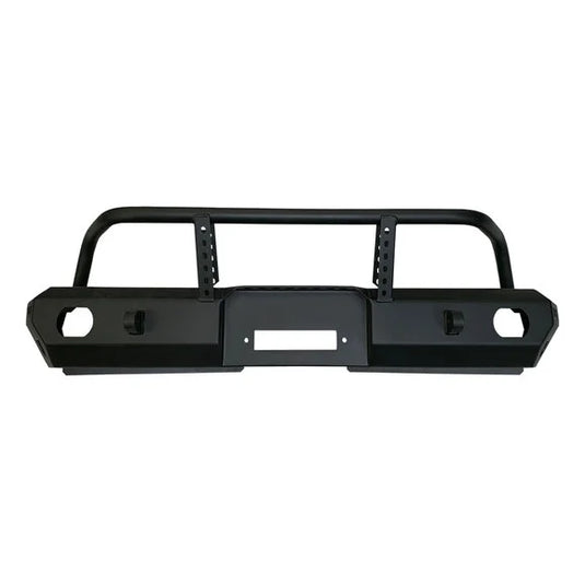 Warrior Products 6538 MOD Series Front Mid-Width Bumper with Brush Guard for 18-24 Jeep Wrangler JL & Gladiator JT