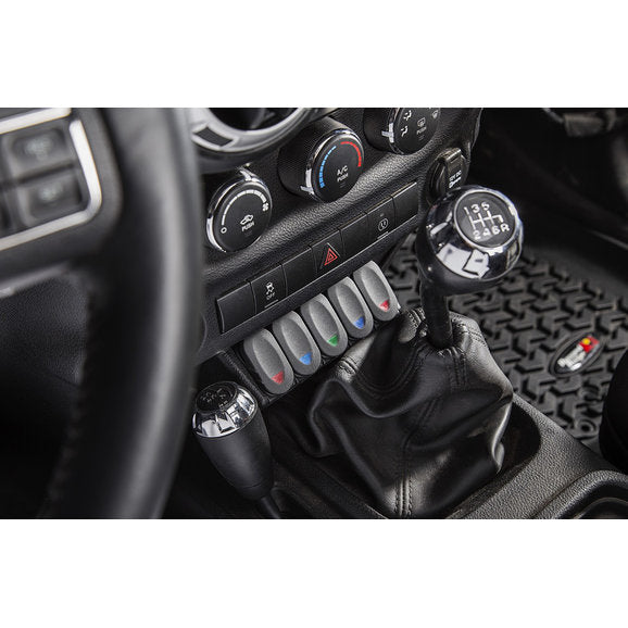 Load image into Gallery viewer, Rugged Ridge 17235.54 Lower Console Switch Panel for 11-18 Jeep Wrangler JK
