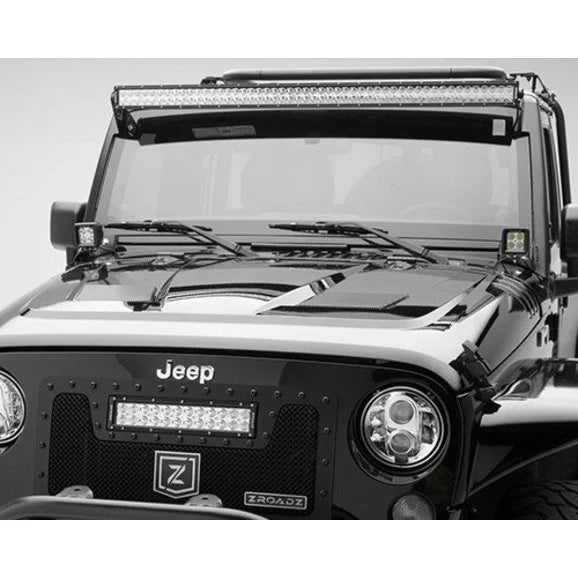 Load image into Gallery viewer, ZROADZ Z374811 Front Roof Level Mounting Kit for 52&quot; LED Light Bar for 07-18 Jeep Wrangler JK
