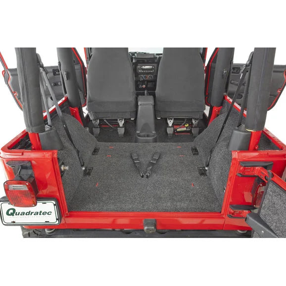 Load image into Gallery viewer, Bedrug Premium Carpeted Floor Covering Kit without Cutouts for 03-06 Jeep Wrangler TJ without Full Center Console
