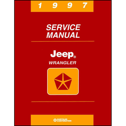 Bishko Automotive Literature Factory Authorized Technical Service Manuals for 87-04 Jeep Wrangler YJ & TJ