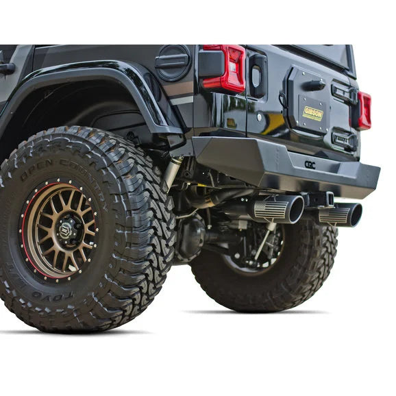 Load image into Gallery viewer, Gibson 70-0002 2.5&quot; Patriot Series Dual Axle-Back Exhaust System for 18-24 Jeep Wrangler JL
