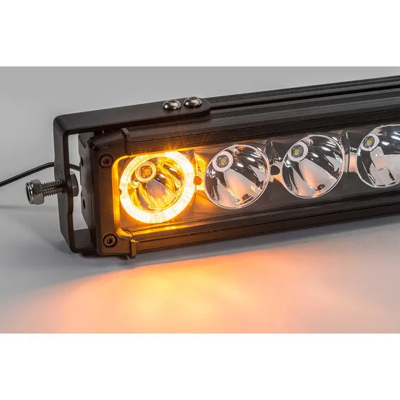 Load image into Gallery viewer, Quadratec J5 LED Light Bar Kit with Windshield Mounting Brackets for 97-06 Wrangler TJ
