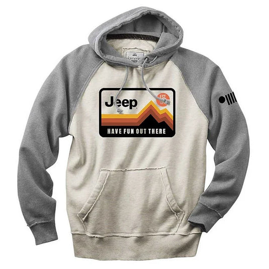 Jeep Merchandise Have Fun Out There Contrast Hoodie