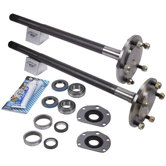 OMIX 16530.20 One Piece Rear Axle Shaft Kit for 76-83 Jeep CJ-5, 76-81 CJ-7 and 1981 CJ-8 Scrambler with Narrow Track Axle