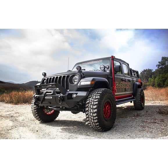 Load image into Gallery viewer, Go Rhino 701001T Exterior Jack Mount for 18-24 Jeep Wrangler JL &amp; Gladiator JT
