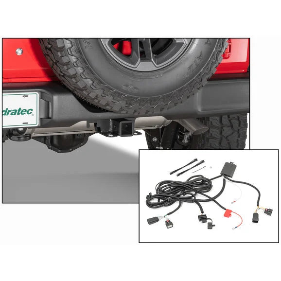 Load image into Gallery viewer, Quadratec Premium 2&quot; Receiver Hitch for 18-24 Jeep Wrangler JL
