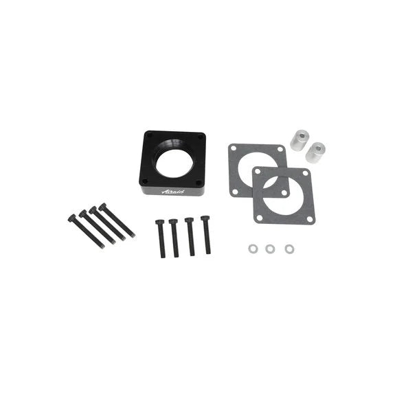 AIRAID 310-511 PowerAid Throttle Body Spacer for 91-02 Jeep Wrangler YJ, TJ, Cherokee XJ & Comanche MJ with 2.5L I4 Engine