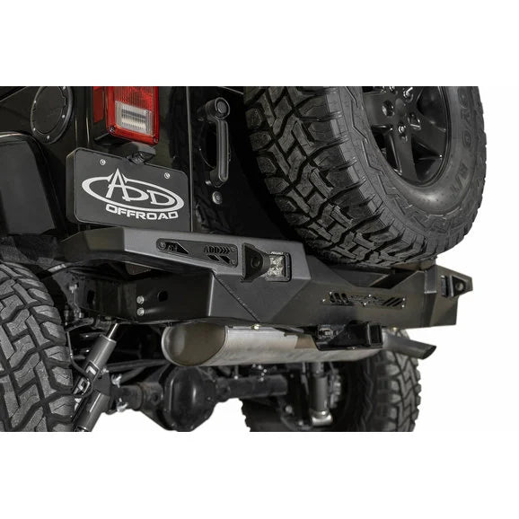 Load image into Gallery viewer, ADD Offroad R951271280103 Stealth Fighter Rear Bumper for 07-18 Jeep Wrangler JK
