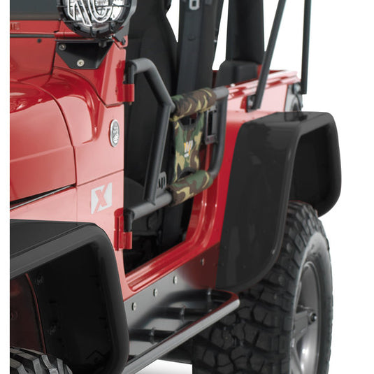 Warrior Products 4" Wide Rear Tube Flares for 97-06 Jeep Wrangler TJ & Unlimited