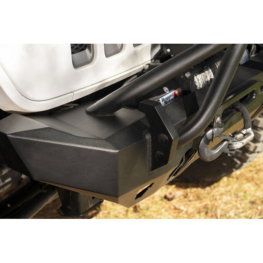 Rugged Ridge 11540.32 HD Stubby Front Bumper for 07-24 Jeep Wrangler JL, JK & Gladiator JT