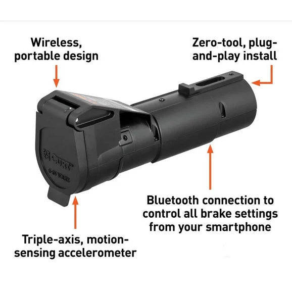 Load image into Gallery viewer, CURT 51180 Echo Mobile Trailer Brake Controller
