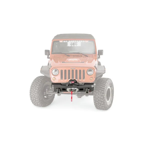 Load image into Gallery viewer, WARN 101410 Elite Series Front Stubby Bumper for 07-18 Jeep Wrangler JK
