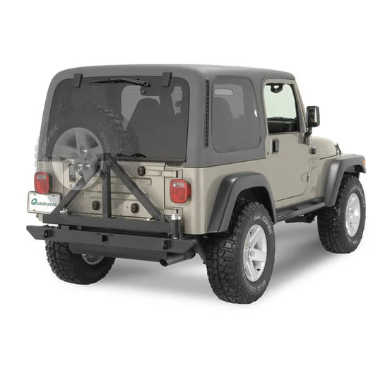 Rock Hard 4X4 RH2001-C Rear Bumper/Tire-Carrier for 76-06 Jeep CJ, Wrangler YJ, TJ & Unlimited