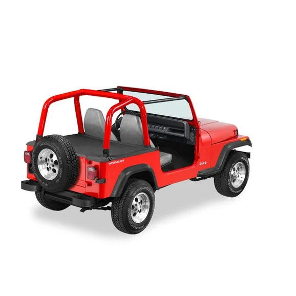 Bestop 90018-15 Duster Deck Cover for 92-95 Jeep Wrangler YJ with Factory Soft Top and ½ Steel Doors