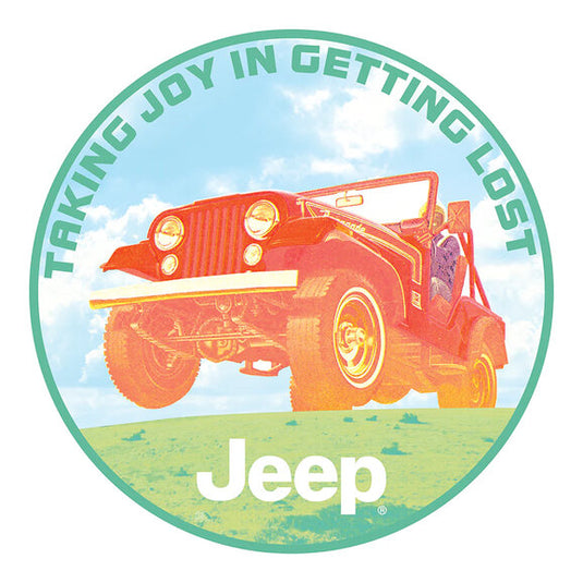 Jeep Merchandise 4" Jeep Logo Circle Jeep Sticker