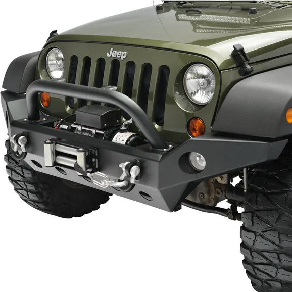 Load image into Gallery viewer, Paramount Automotive 51-0362 Full Width Front Bumper with Fog Light Housing and D-Rings for 07-18 Jeep Wrangler JK
