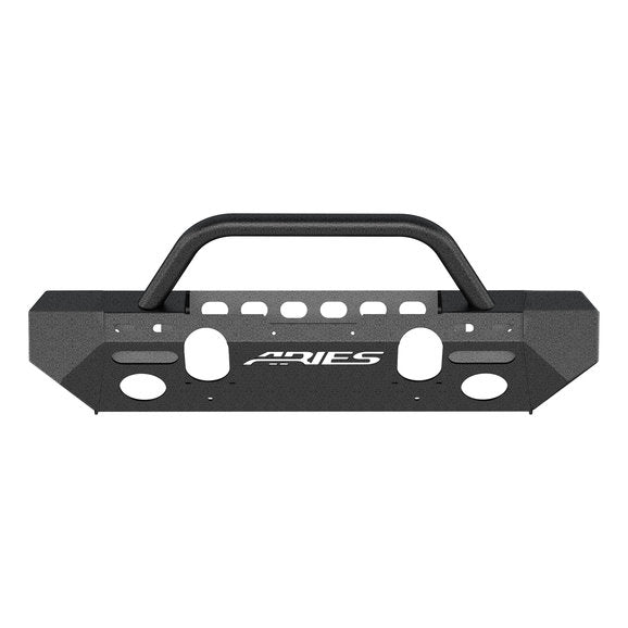 Load image into Gallery viewer, Aries TrailChaser Front Bumper with Brush Guard for 07-18 Jeep Wrangler JK
