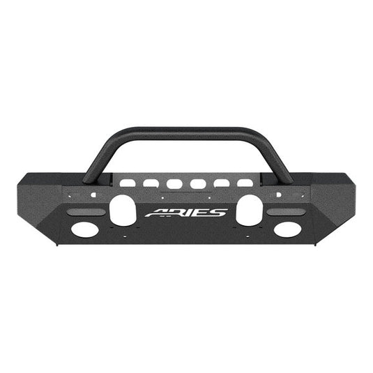 Aries TrailChaser Front Bumper with Brush Guard for 07-18 Jeep Wrangler JK