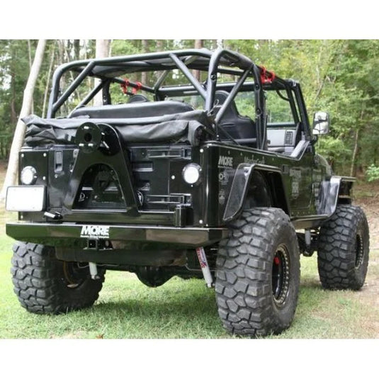 Mountain Off-Road JRB700CJPC Rear Bumper with Tire Carrier in Black for 76-86 Jeep CJ-5, CJ-7 & CJ-8 Scrambler