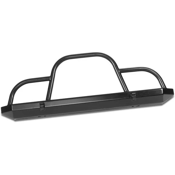 Warrior Products 57051 Front Rock Crawler Bumper with Brush Guard & D-Ring Mounts for 76-06 Jeep CJ5, CJ7, CJ8, Wrangler YJ, TJ & Unlimited