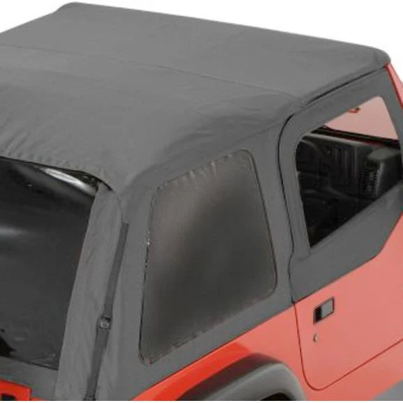 Rampage Products 1095351623 Frameless Trail Top Replacement Passenger Side Tinted Window in Black Diamond for 97-06 Jeep Wrangler TJ with Rampage Frameless Trail Top ONLY