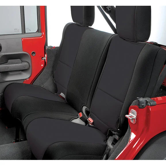 Load image into Gallery viewer, Rugged Ridge Custom Fit Neoprene Rear Seat Covers for 07-18 Jeep Wrangler JK 2 Door
