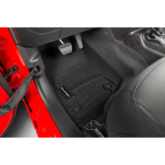 Load image into Gallery viewer, Quadratec DigitalFit Front and Rear Liners by WeatherTech for 18-23 Jeep Wrangler JL Unlimited
