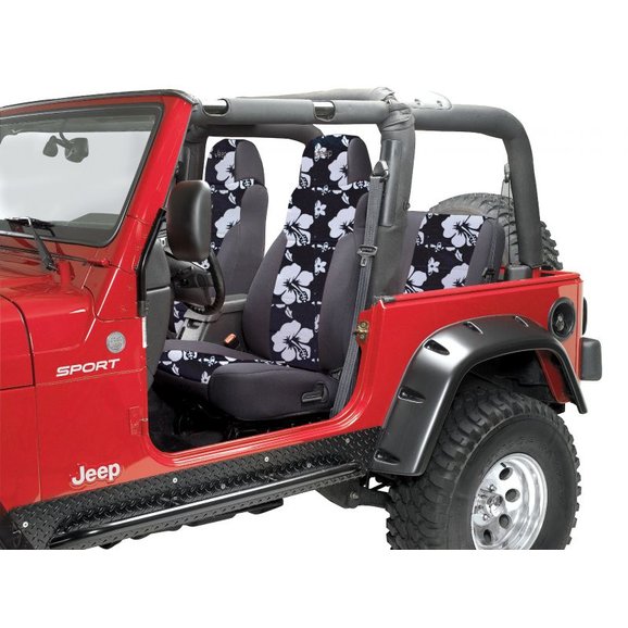 Load image into Gallery viewer, Coverking Custom Front Seat Covers with Jeep Logo for 03-06 Jeep Wrangler TJ &amp; Unlimited
