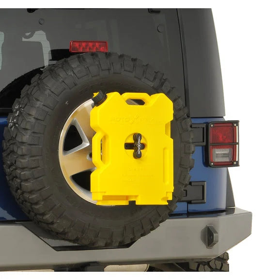 Load image into Gallery viewer, RotopaX 2 Gallon Yellow Diesel Interlocking Fuel Can
