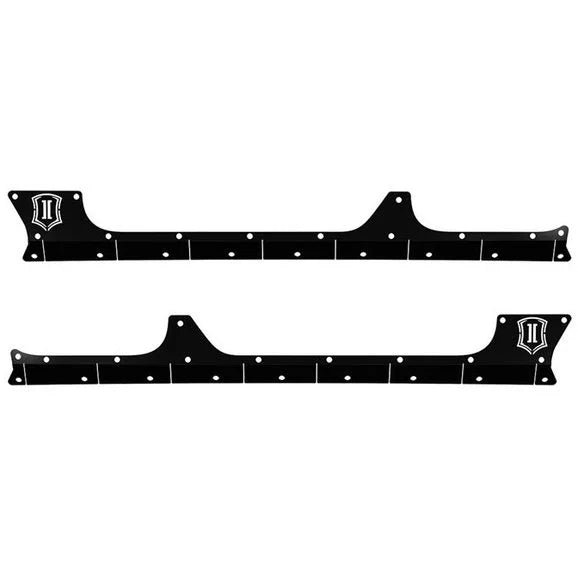 ICON Vehicle Dynamics 25163 Body Armor Pair in Black for 18-24 Jeep Wrangler JL Unlimited-Door