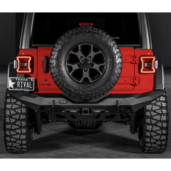 Load image into Gallery viewer, Rival 4x4 Aluminum Rear Bumper for 18-24 Jeep Wrangler JL
