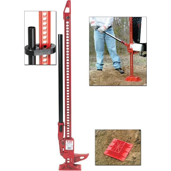 Hi-Lift Jack with Handle Keeper & Off Road Base