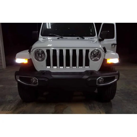 Diode Dynamics Front Turn Signal/DRL LED Bulbs for 18-24 Jeep Wrangler JL & Gladiator JT Rubicon, Sahara, Overland & Sport S