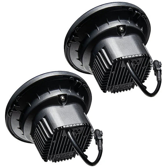 Oracle Lighting 5876-023 Oculus Bi-LED Projector Headlights for 55-86 Jeep CJ, 97-18 Wrangler TJ, JK, & Vehicles with 7" Round Headlights