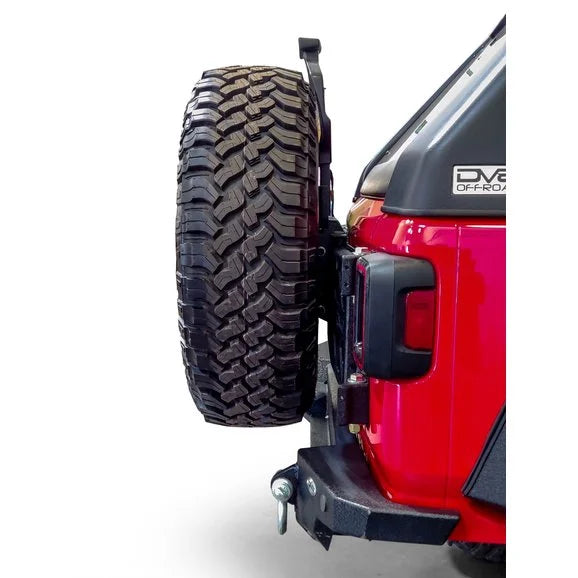 Load image into Gallery viewer, DV8 Offroad TCJL-03 HD Easy Open Hinge Replacement Spare Tire Carrier for 18-24 Jeep Wrangler JL
