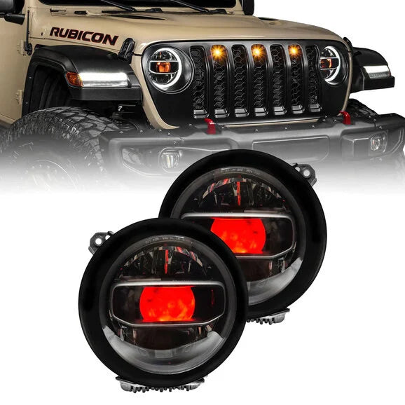 Oracle Lighting 4511-334 ColorSHIFT® Demon Eye Kit for 18-24 Jeep Wrangler JL