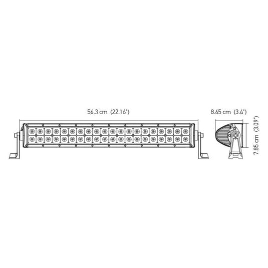 Hella 357208101 ValueFit 40 LED 22" Sport Light Bar- Combo Beam