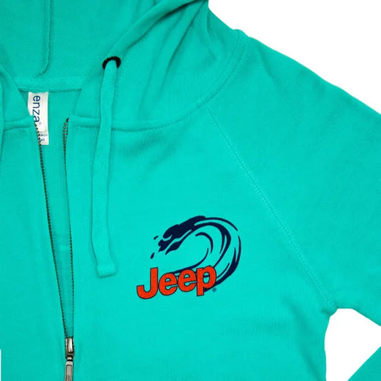 Jeep Merchandise Ladies Jeep Beachin' Good Time Zip-Hoodie