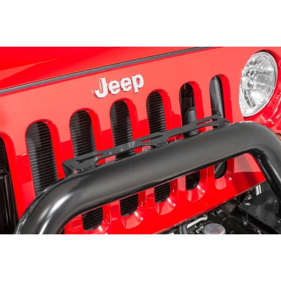 Load image into Gallery viewer, ARB 3450430 Front Stubby Winch Bumper in Textured Black for 07-18 Jeep Wrangler JK
