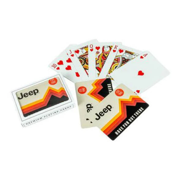 Load image into Gallery viewer, Jeep Merchandise Jeep Logo Playing Cards
