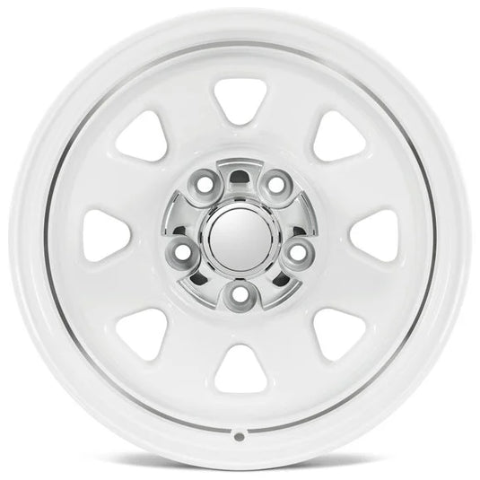 Quadratec CJ Retro Alloy Wheel for 07-22 Jeep Wrangler JK, JL and Gladiator JT