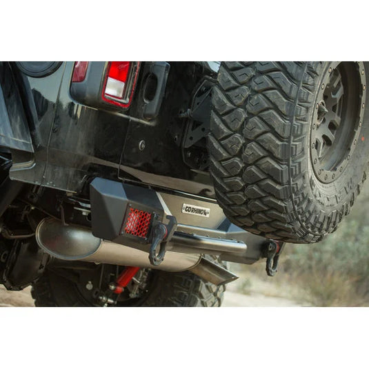 Go Rhino 371100T Rockline Rear Stubby Bumper for 18-20 Jeep Wrangler JL